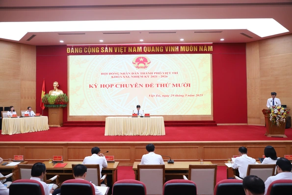 Kỳ họp chuyên đề thứ Mười, HĐND Thành phố Việt Trì khóa XXI