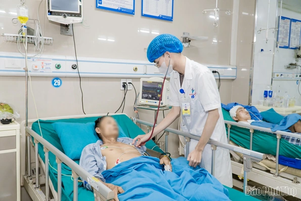 Cấp cứu giành lại sự sống cho người bệnh bị vỡ u gan gây mất máu