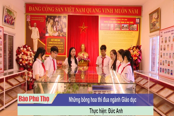 Những bông hoa thi đua ngành Giáo dục