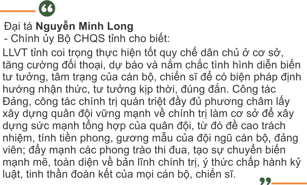 “LÁ CHẮN THÉP” KHU VỰC TÂY BẮC