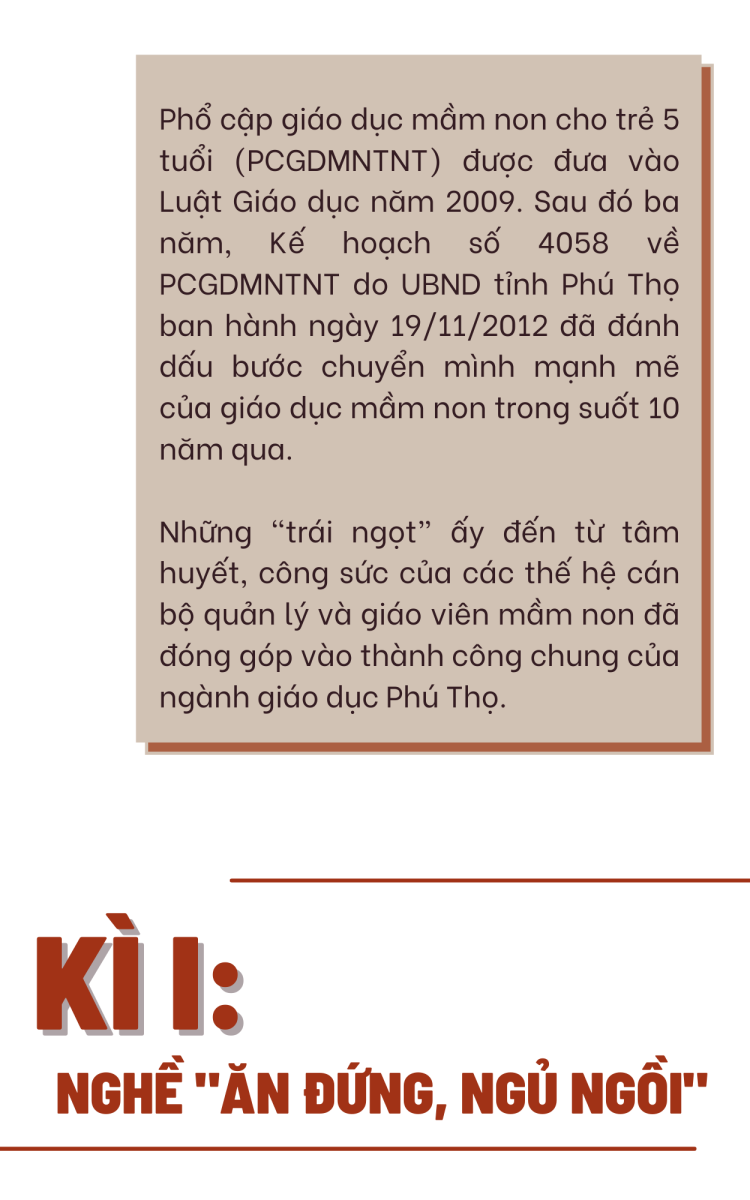 Chặng đường 10 năm phổ cập giáo dục mầm non
