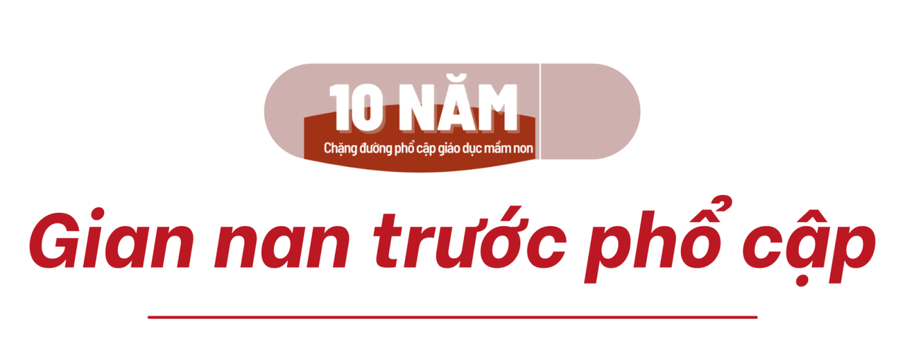 Chặng đường 10 năm phổ cập giáo dục mầm non