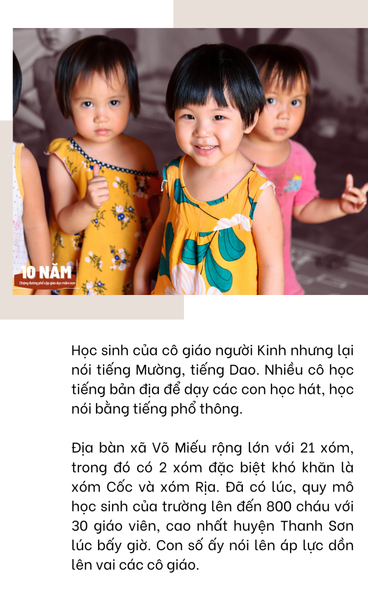 Chặng đường 10 năm phổ cập giáo dục mầm non