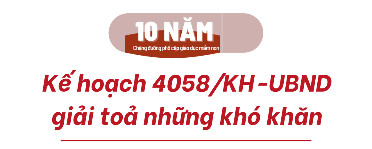 Chặng đường 10 năm phổ cập giáo dục mầm non