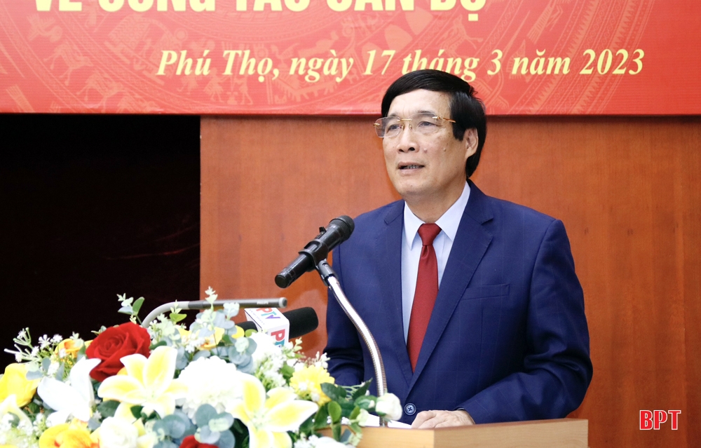 Tỉnh uỷ Phú Thọ công bố các Quyết định về công tác cán bộ