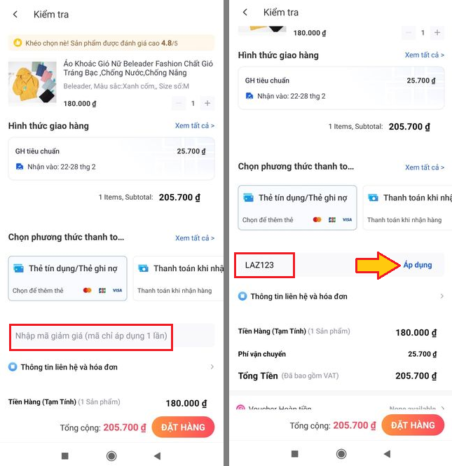 Chỉ với một cú nhấp chuột bạn đã có ngay voucher Lazada mới nhất hôm nay