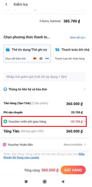 Chỉ với một cú nhấp chuột bạn đã có ngay voucher Lazada mới nhất hôm nay