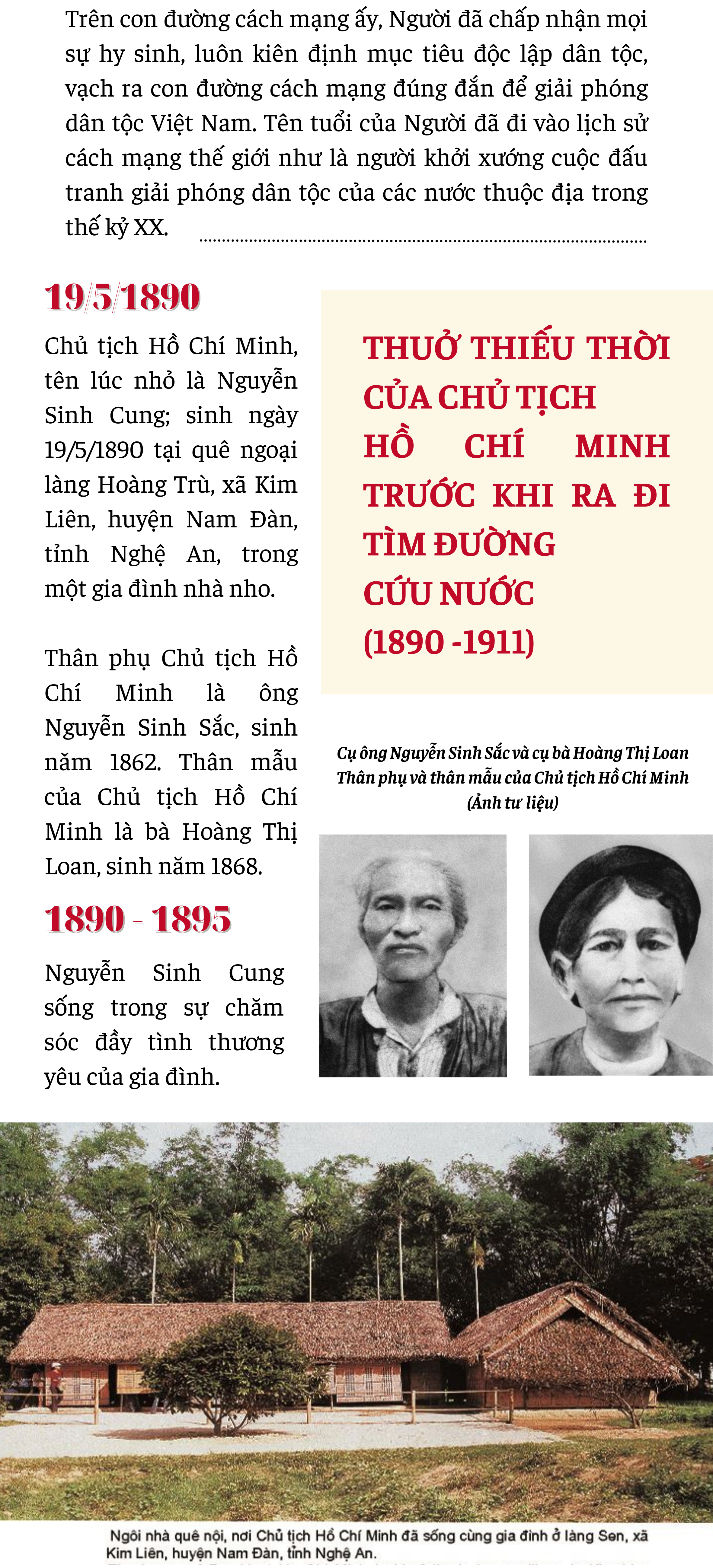 Cuộc đời Chủ tịch Hồ Chí Minh