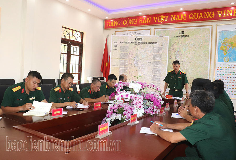 Bộ đội huyện Điện Biên chủ động ứng phó với mưa lũ