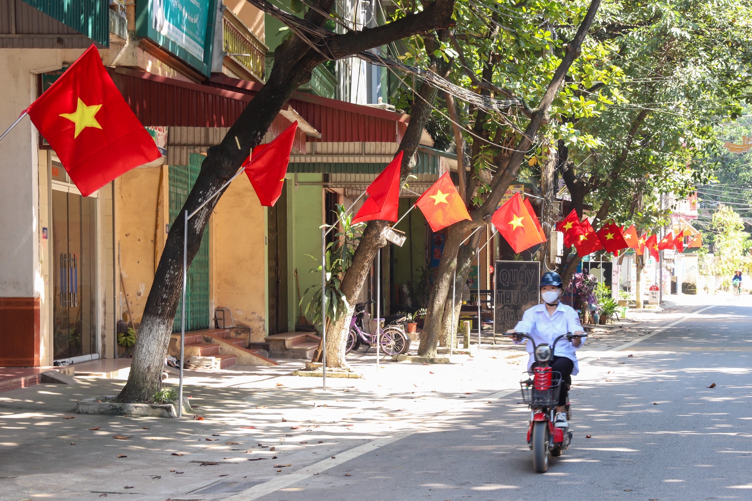 Rực rỡ cờ sao mừng Quốc khánh
