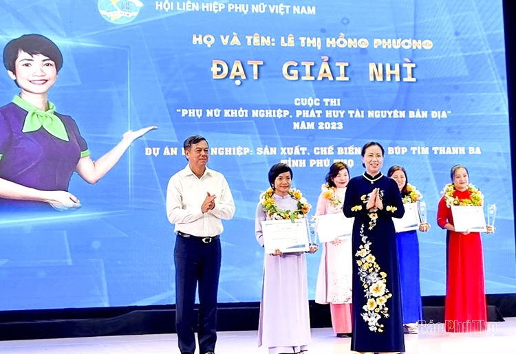Phú Thọ có dự án đạt giải Nhì cuộc thi “Phụ nữ khởi nghiệp” năm 2023 cấp vùng khu vực miền Bắc