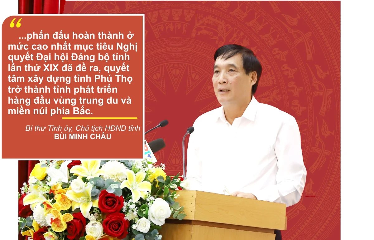 Phát huy tiềm năng, tập trung nguồn lực, quyết tâm thực hiện thắng lợi Nghị quyết Đại hội Đảng bộ tỉnh lần thứ XIX, nhiệm kỳ 2020-2025, phát triển kinh tế - xã hội nhanh, bền vững