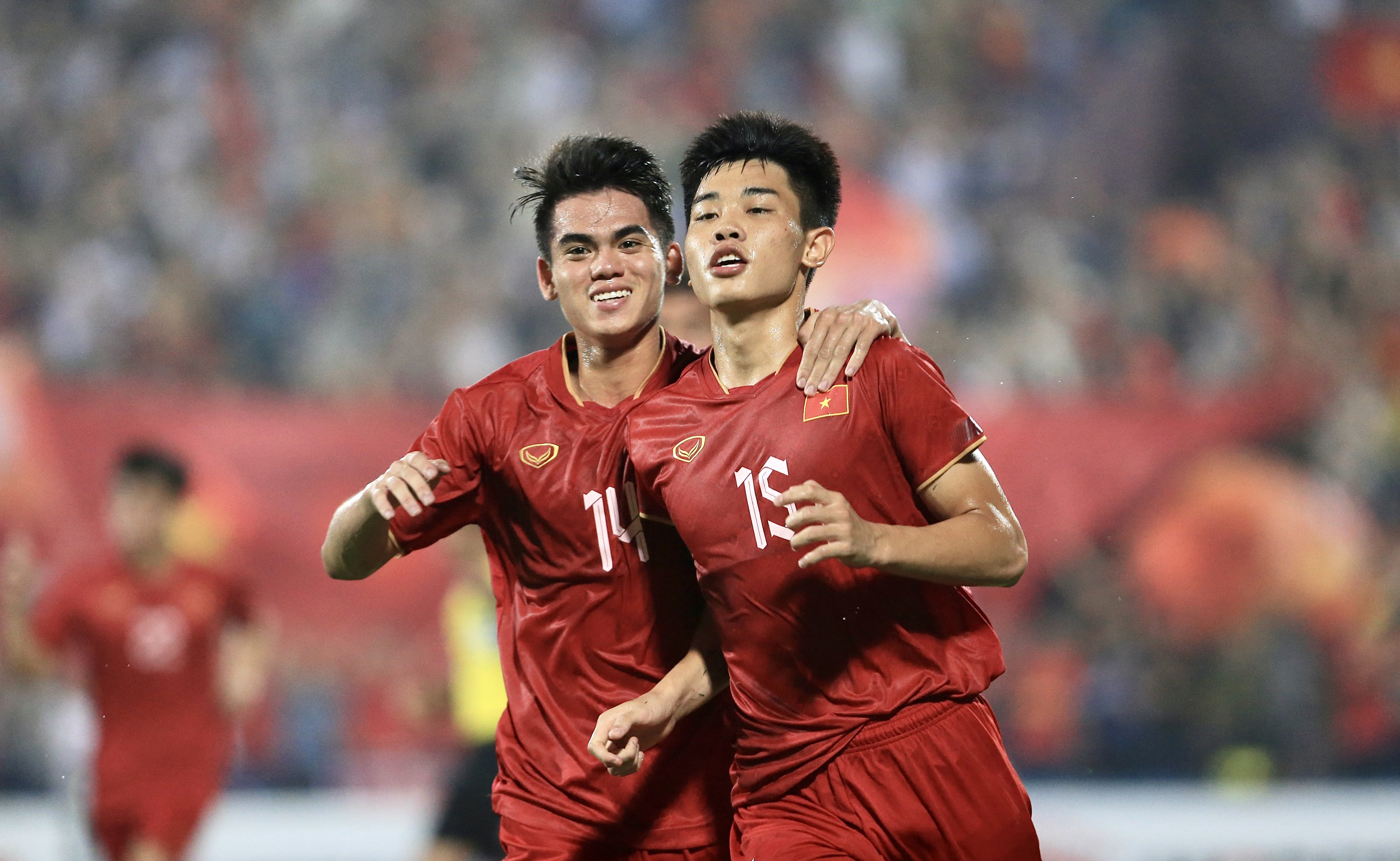 Những hình ảnh đẹp tại Bảng C - Vòng loại Giải Bóng đá U23 Châu Á