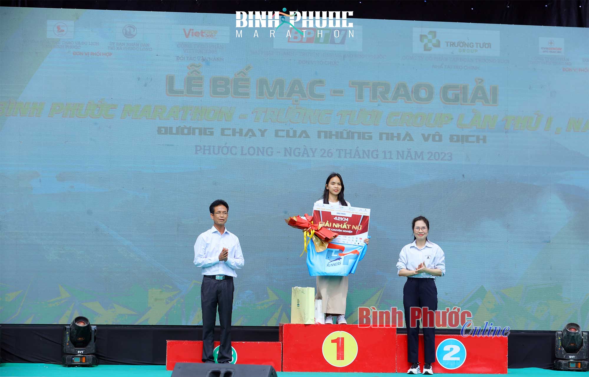 Giải Bình Phước marathon - Trường Tươi Group lần thứ I thành công tốt đẹp