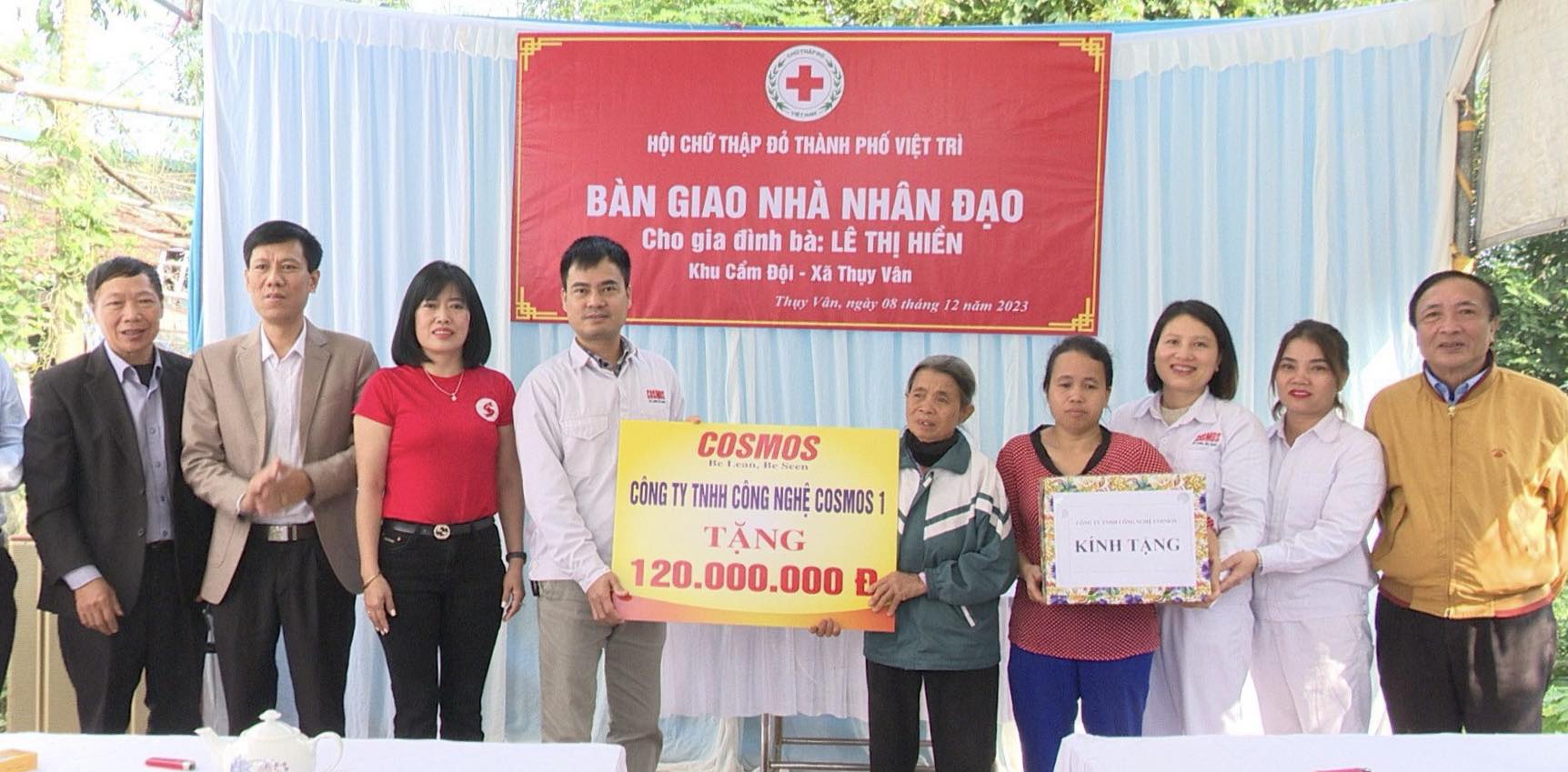 Bàn giao Nhà nhân đạo tại Việt Trì