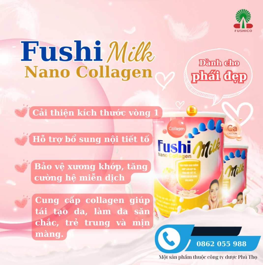 FUSHIMILK NANO COLLAGEN - khỏe đẹp từ bên trong