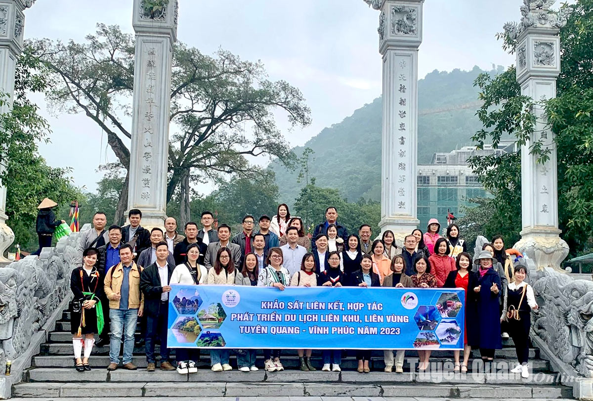 Khảo sát, liên kết, hợp tác phát triển du lịch liên khu, liên vùng Tuyên Quang - Vĩnh Phúc