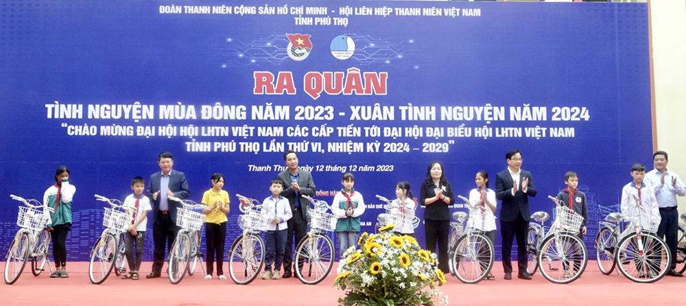 Ra quân Tình nguyện mùa Đông năm 2023 – Xuân tình nguyện năm 2024