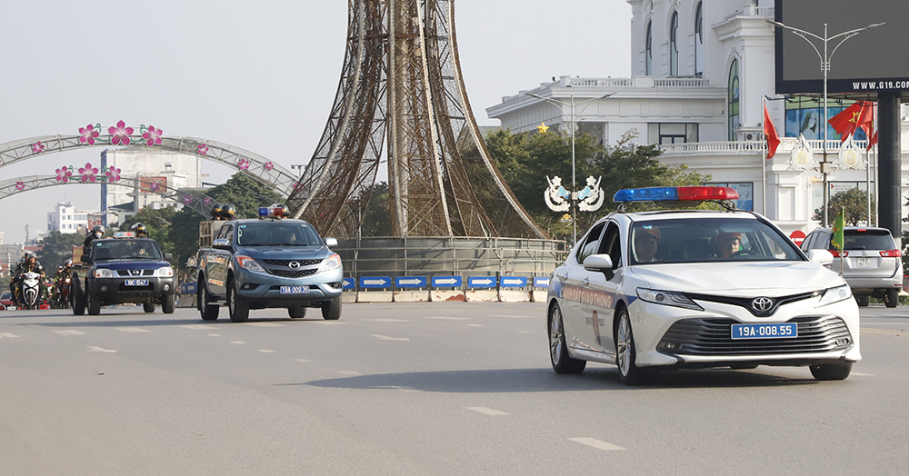 Ra quân thực hiện cao điểm tấn công, trấn áp tội phạm dịp Tết Nguyên đán Giáp Thìn