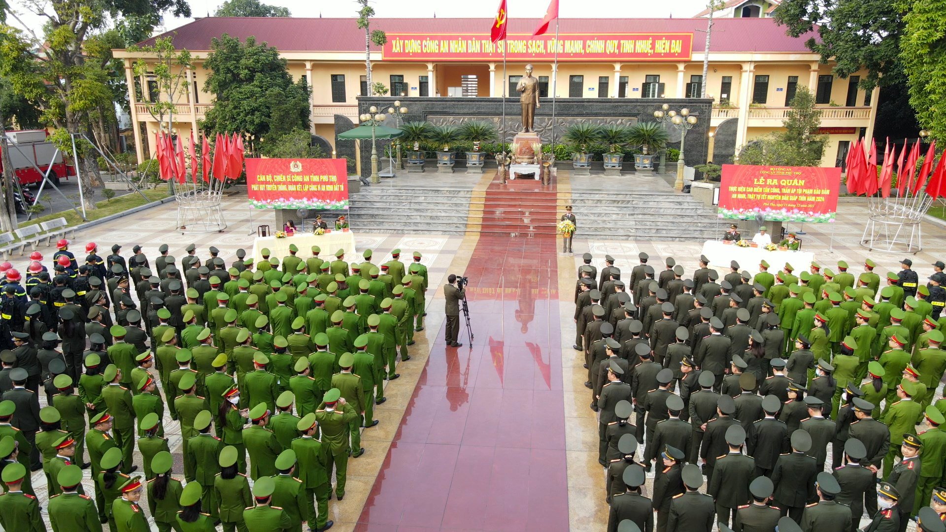 Ra quân thực hiện cao điểm tấn công, trấn áp tội phạm dịp Tết Nguyên đán Giáp Thìn