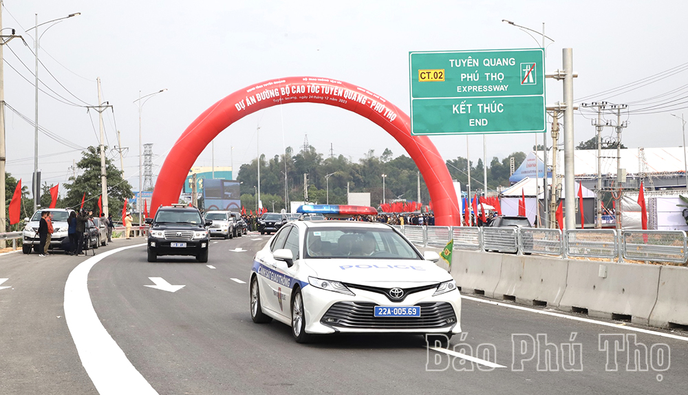 Khánh thành cao tốc Tuyên Quang - Phú Thọ