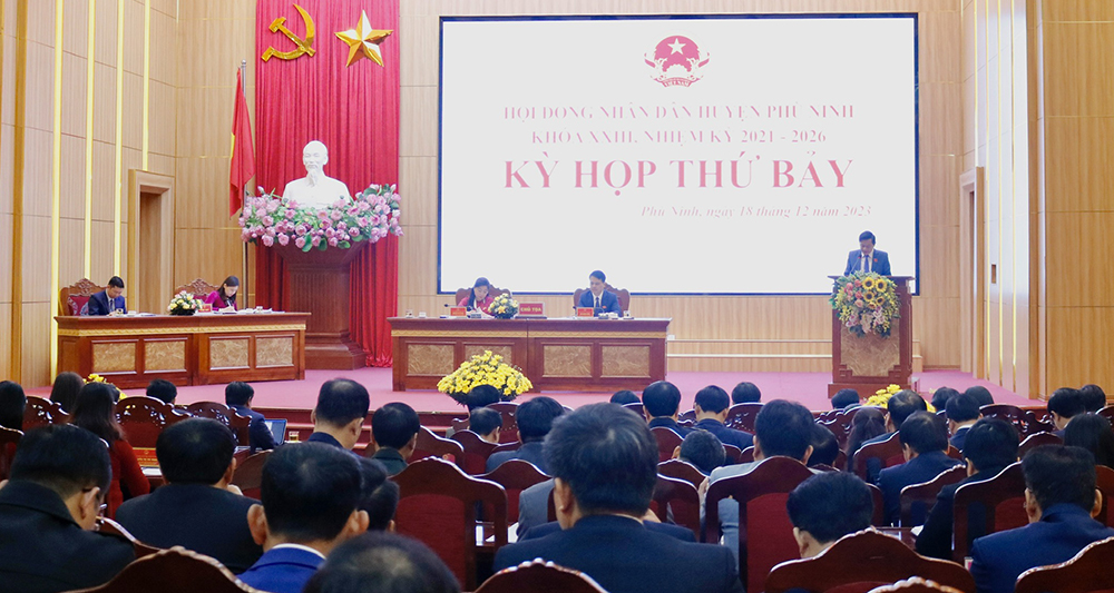 Kỳ họp thứ Bảy, HĐND huyện Phù Ninh khóa XXIII