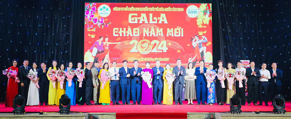 Công ty Cổ phần Supe Phốt phát và Hóa chất Lâm Thao tổ chức gala “Chào năm mới 2024”