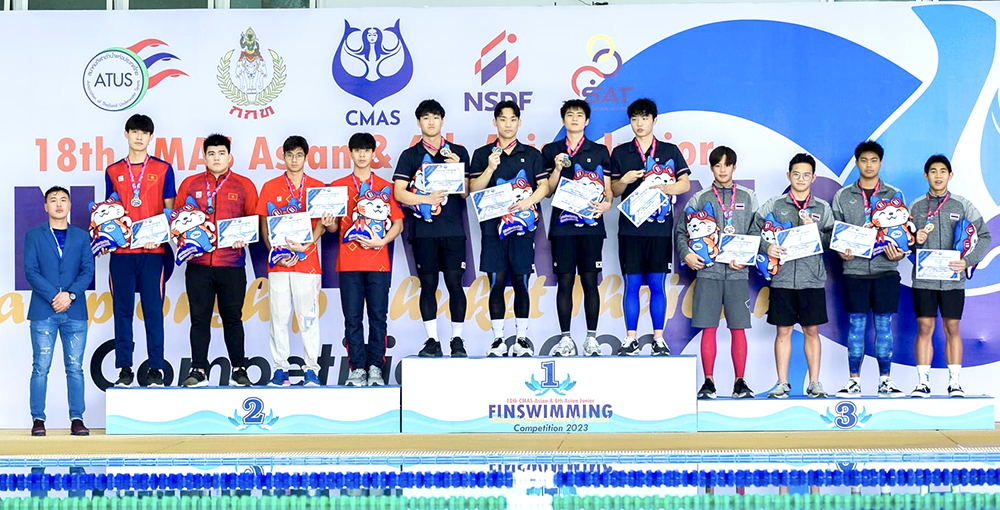 Fisherman Phu Tho won the Silver Medal at the 2023 Asian Youth Diving Championship