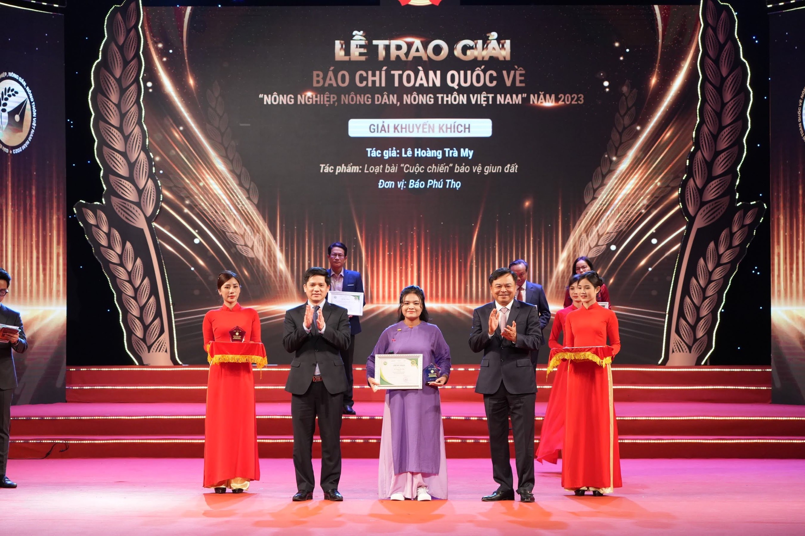 Phu Tho newspaper won the national journalism award for agriculture, farmers and rural areas in Vietnam