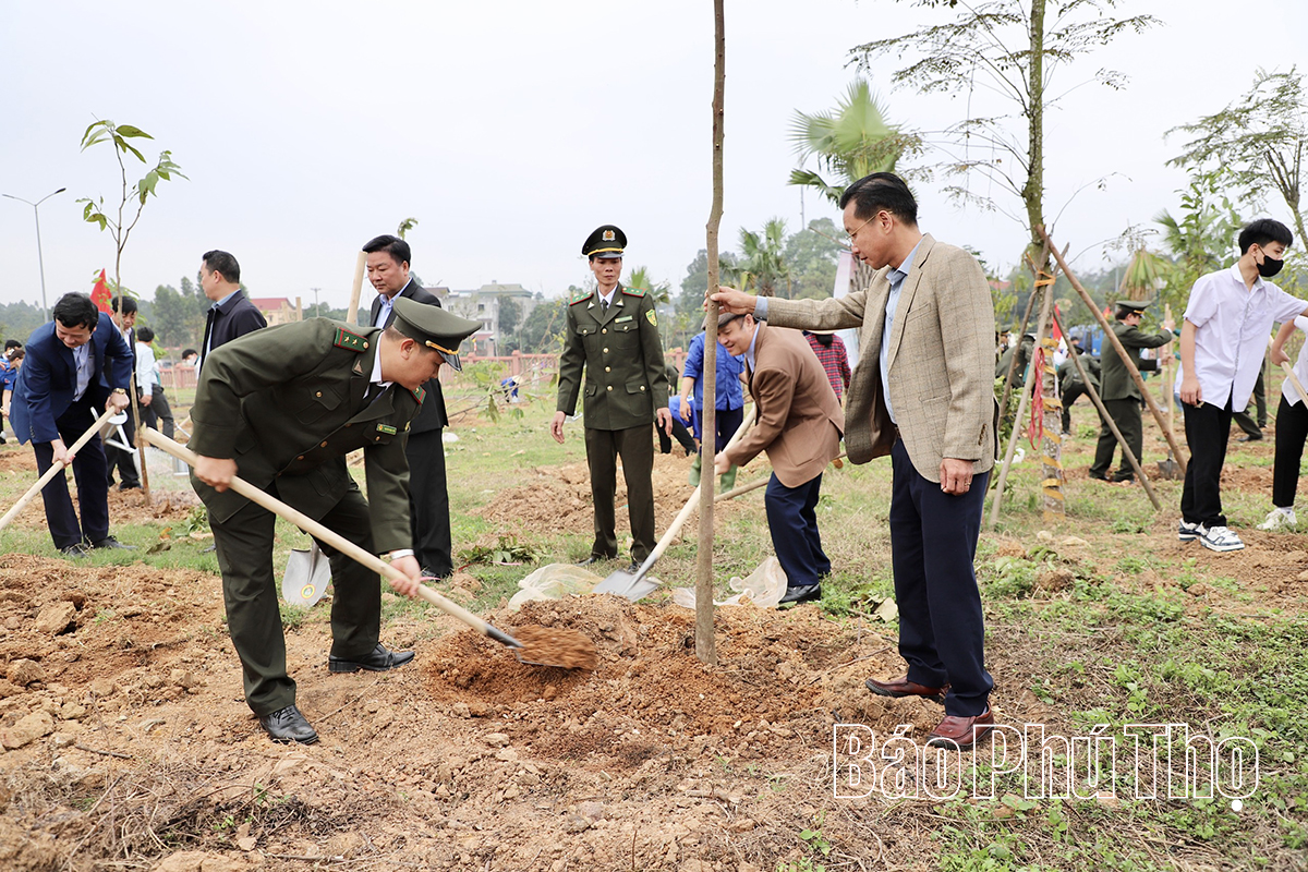 Phú Thọ phát động “Tết trồng cây đời đời nhớ ơn Bác Hồ” Xuân Giáp Thìn