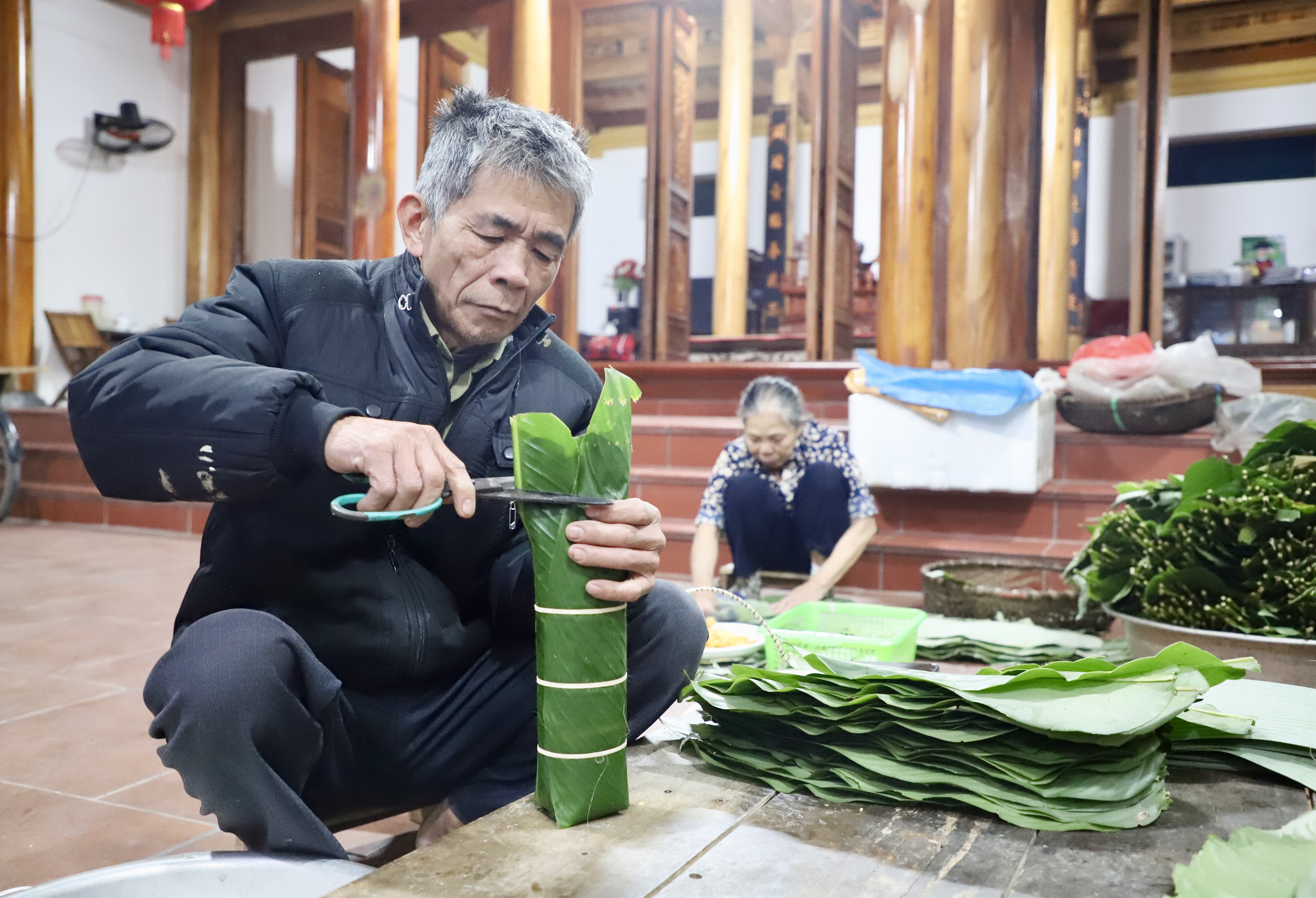 Chung Cake Village Welcomes Tet.