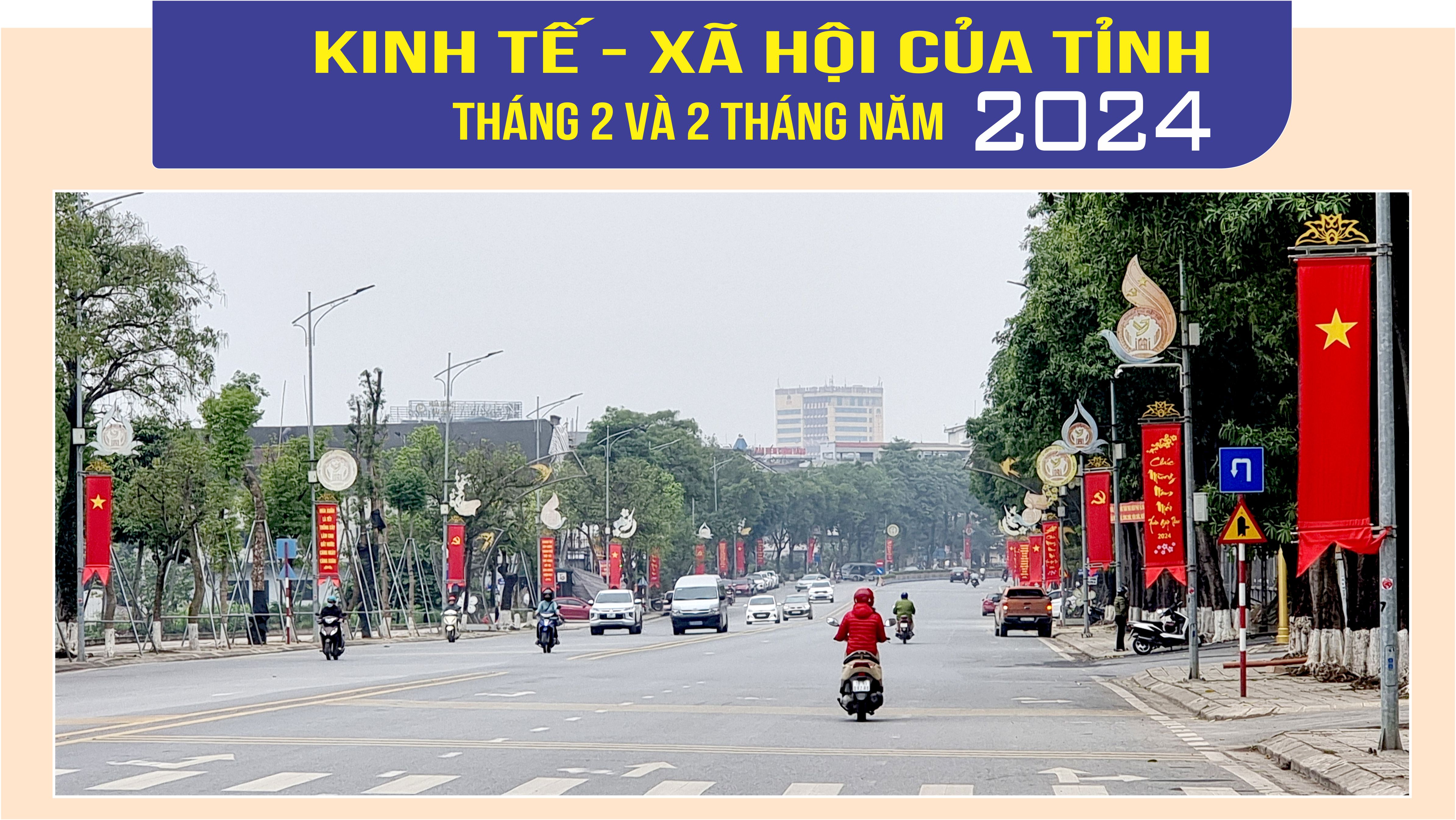 Kinh tế - xã hội của tỉnh tháng 2 và 2 tháng năm 2024