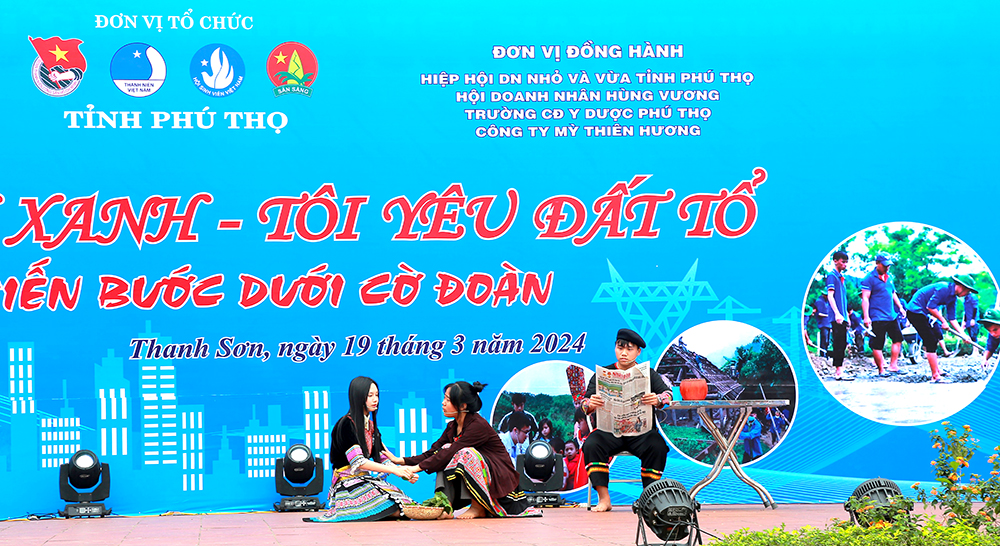 Sôi nổi chương trình “Hành trình xanh - Tôi yêu Đất Tổ”