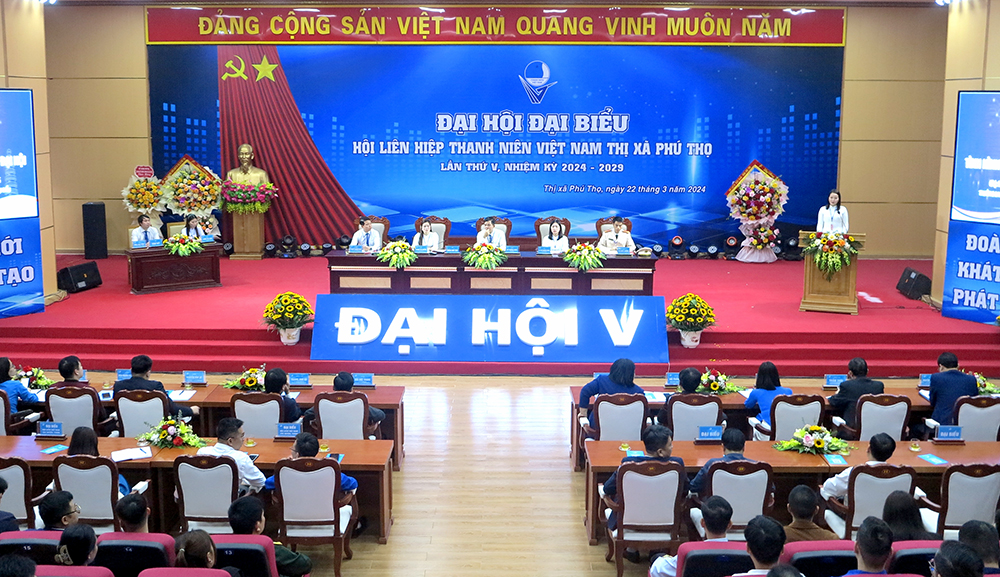 Đại hội đại biểu Hội LHTN Việt Nam thị xã Phú Thọ lần thứ V