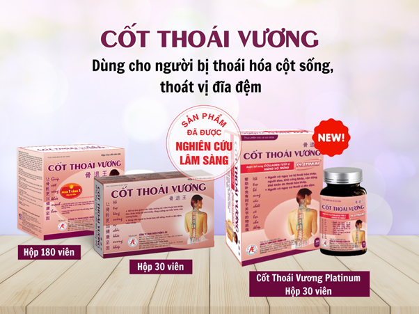 Cốt Thoái Vương - Bí kíp giúp tôi hết đau thắt lưng vì thoái hóa cột sống