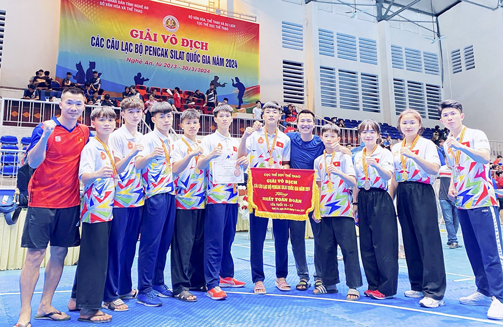 Phú Thọ Nhất toàn đoàn tại Giải Vô địch các CLB Pencak Silat Quốc gia