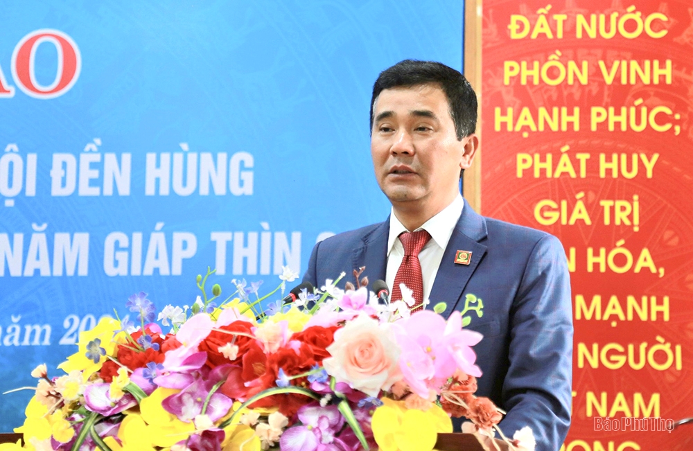 Họp báo Giỗ Tổ Hùng Vương - Lễ hội Đền Hùng và Tuần Văn hóa- Du lịch Đất Tổ năm Giáp Thìn 2024