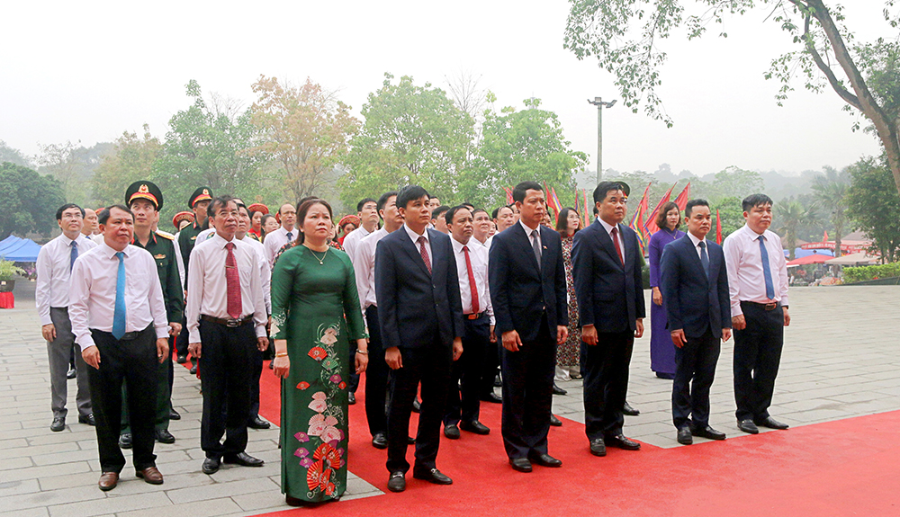 Huyện Thanh Sơn, Thanh Thủy dâng hương tưởng niệm các Vua Hùng