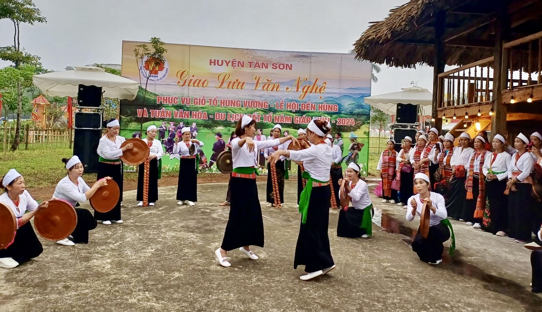 Cultural camp and display and introduction of typical products