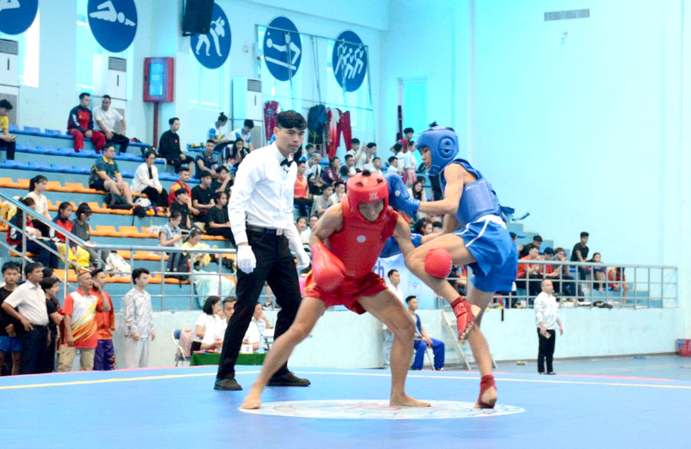 Phu Tho wins 5 medals at the National Wushu Championship