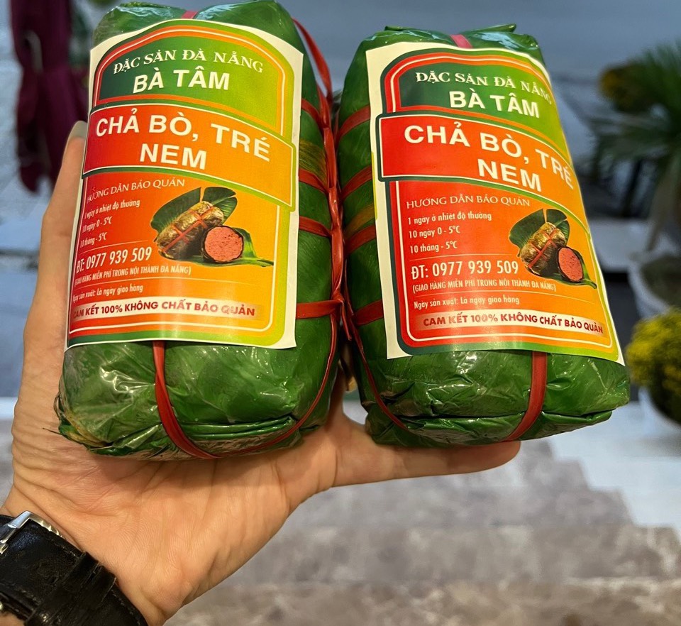 Chả bò Đà Nẵng - món ngon hấp dẫn du khách