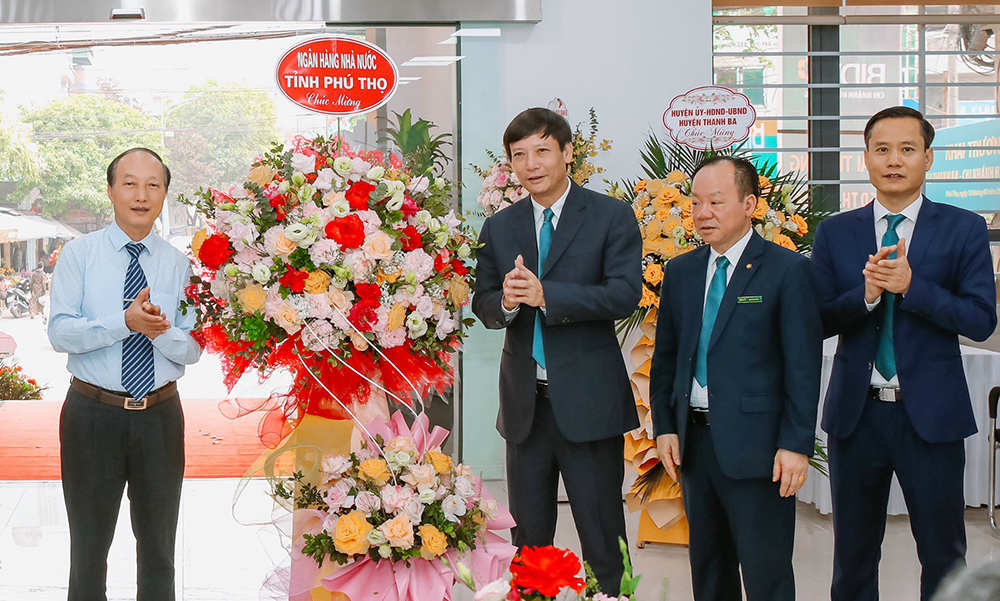 BIDV - Chi nhánh Hùng Vương: Khai trương Phòng giao dịch Thanh Ba