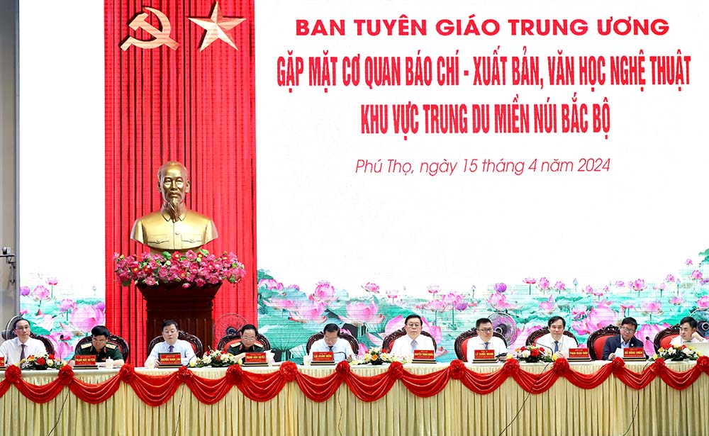 Ban Tuyên giáo Trung ương gặp mặt cơ quan báo chí - xuất bản, văn học nghệ thuật khu vực Trung du, miền núi Bắc Bộ