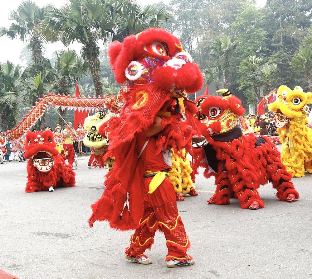 Lion-Dragon Dance Performance