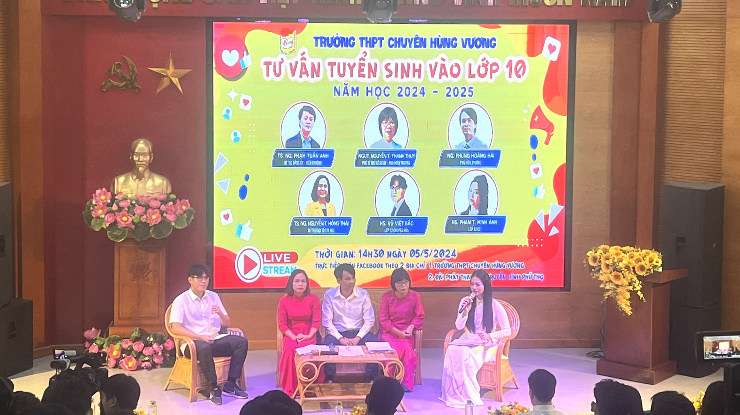 Trường THPT Chuyên Hùng Vương tư vấn tuyển sinh vào lớp 10 năm học 2024-2025