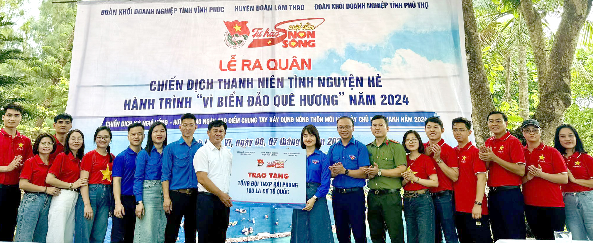 Ra quân chiến dịch thanh niên tình nguyện hè và hành trình “Vì biển đảo quê hương” năm 2024