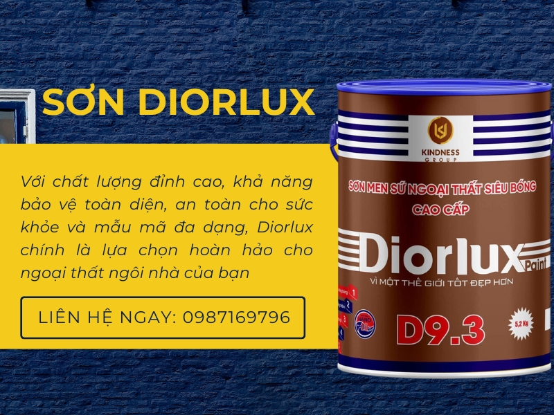 Sơn Diorlux - Định nghĩa mới của sự hoàn hảo cho mọi công trình