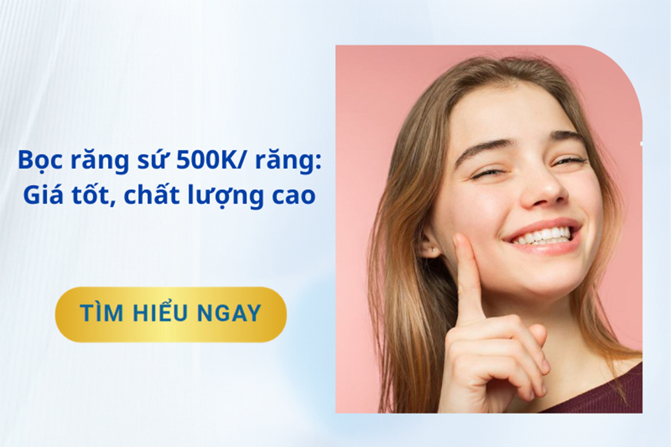 Bọc răng sứ 500K: Ưu đãi có hạn chỉ có tại Nha khoa SGC