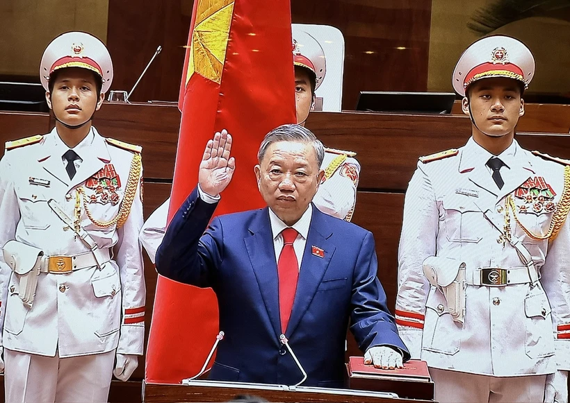 Đồng chí Tô Lâm tuyên thệ nhậm chức Chủ tịch nước Cộng hòa Xã hội Chủ nghĩa Việt Nam