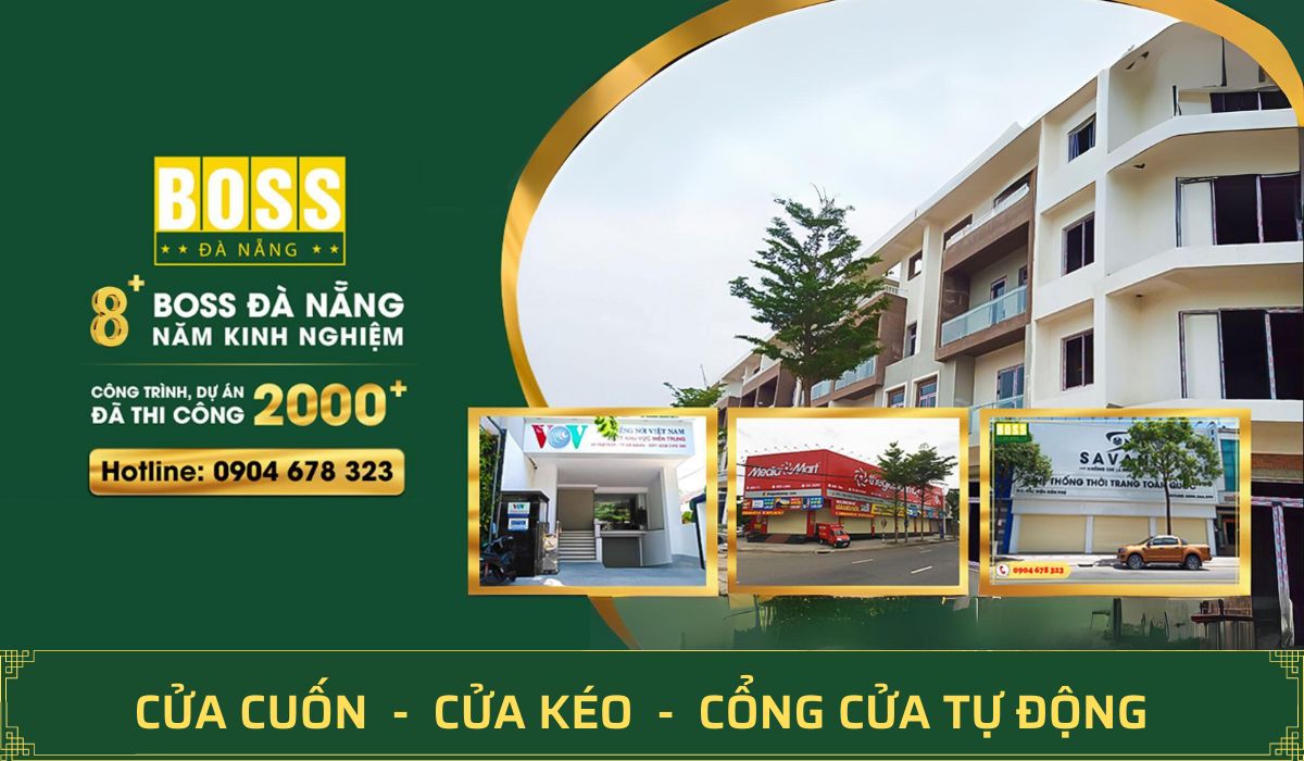 Lắp đặt cửa cuốn tại BossDoor Đà Nẵng Uy tín - Chuyên nghiệp - Tận tâm